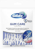 Glide Gum Care Dental Floss Picks, Good for Back Teeth, 30 Ct - 3 Pack