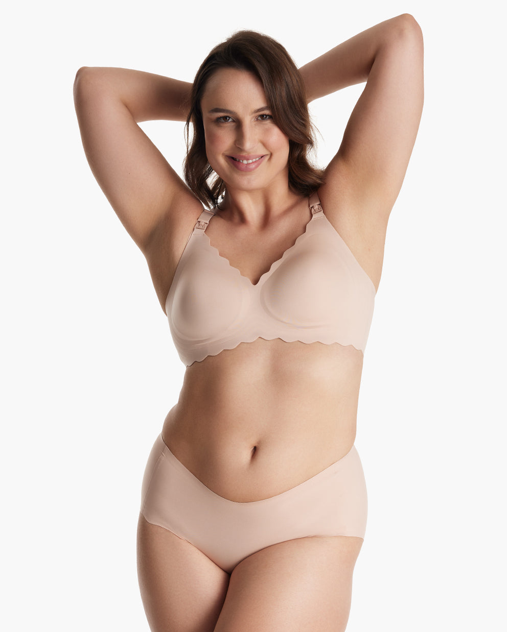 Jelly Strip - Seamless Floral Push up Nursing Bra (2 Pack)