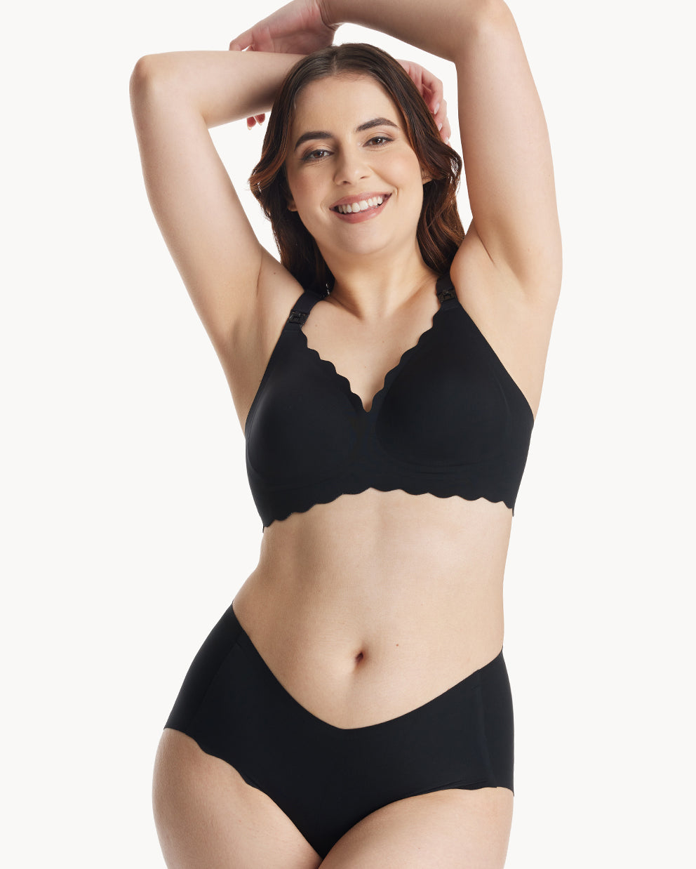 Jelly Strip - Seamless Floral Push up Nursing Bra (2 Pack)