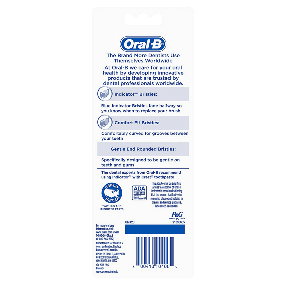 Indicator Contour Clean Soft Bristle Manual Toothbrush 4 ea (Pack of 2)