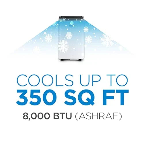 BLACK DECKER 8,000 BTU Portable Air Conditioner up to 350 Sq.ft with Remote Control