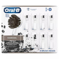 Charcoal Electric Toothbrush Replacement Brush Heads Refill (8 Count)