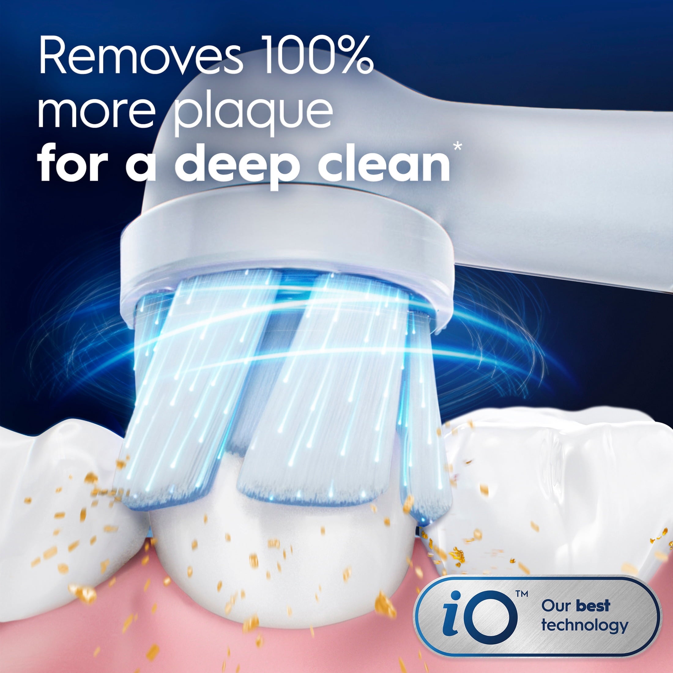 Toothbrush, iO Gum &amp; Sensitive Replacement Heads, Electric Toothbrush Brush Heads, White, 4 Count