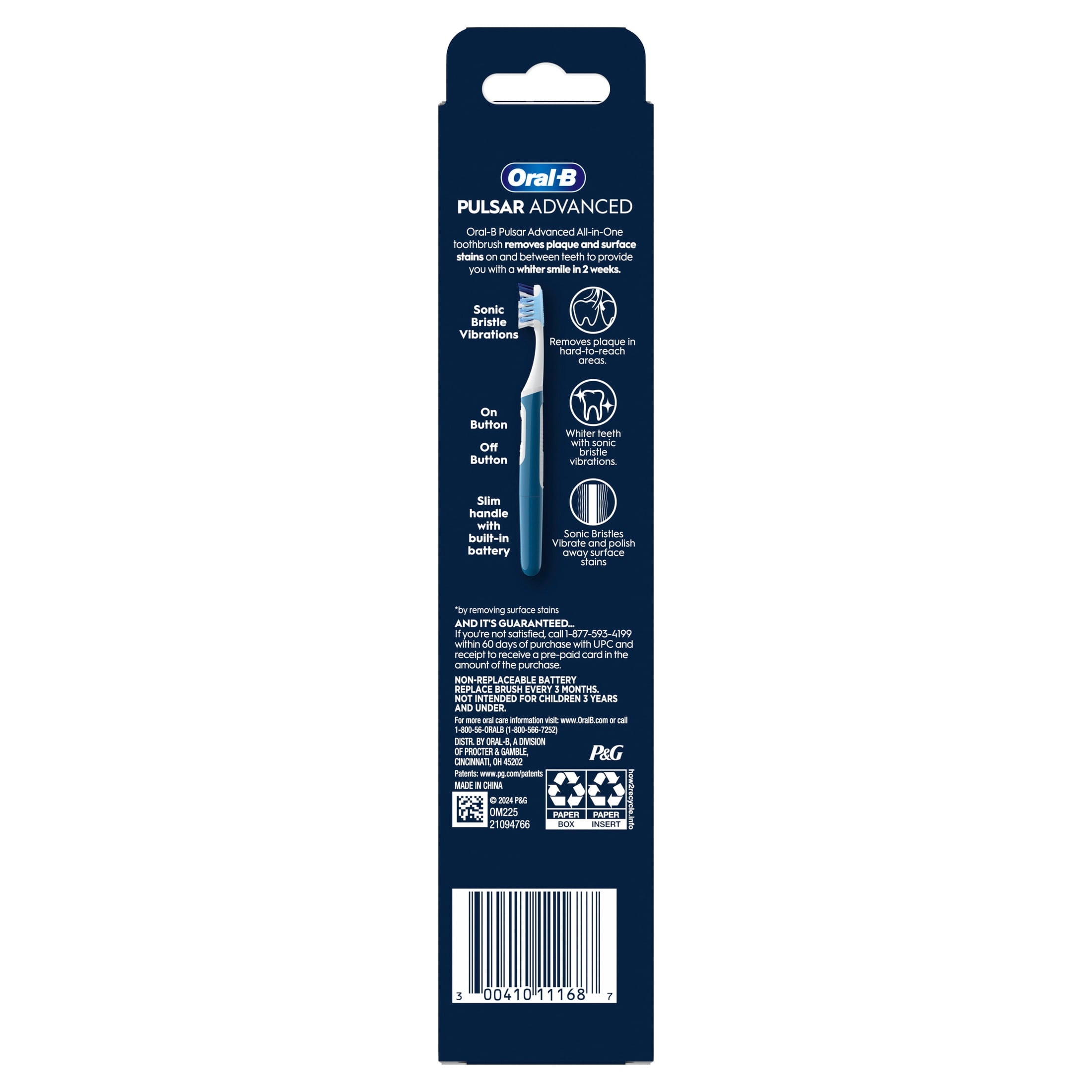 Toothbrush, Advanced All-in-One Soft Toothbrush, 1 Count