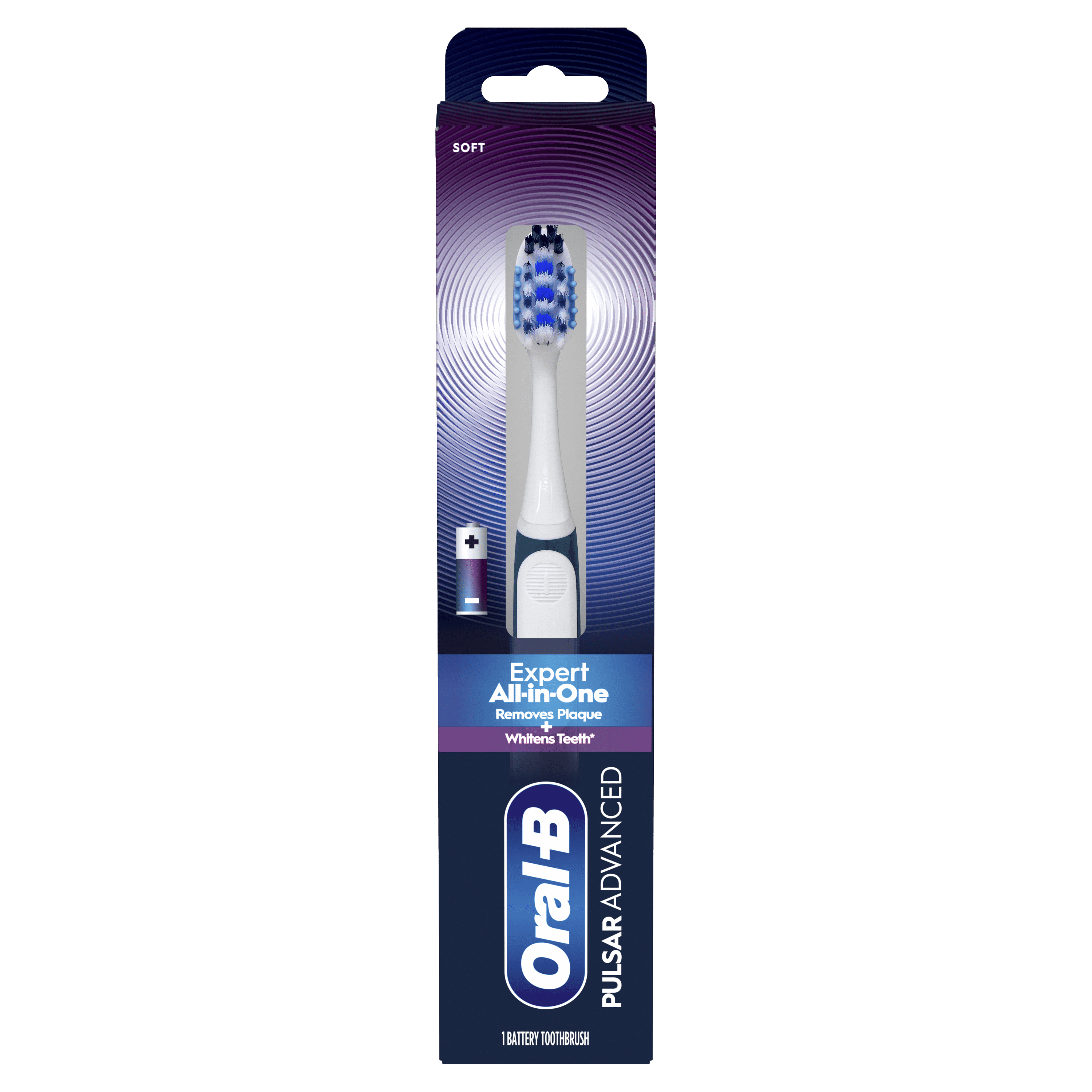 Toothbrush, Advanced All-in-One Soft Toothbrush, 1 Count