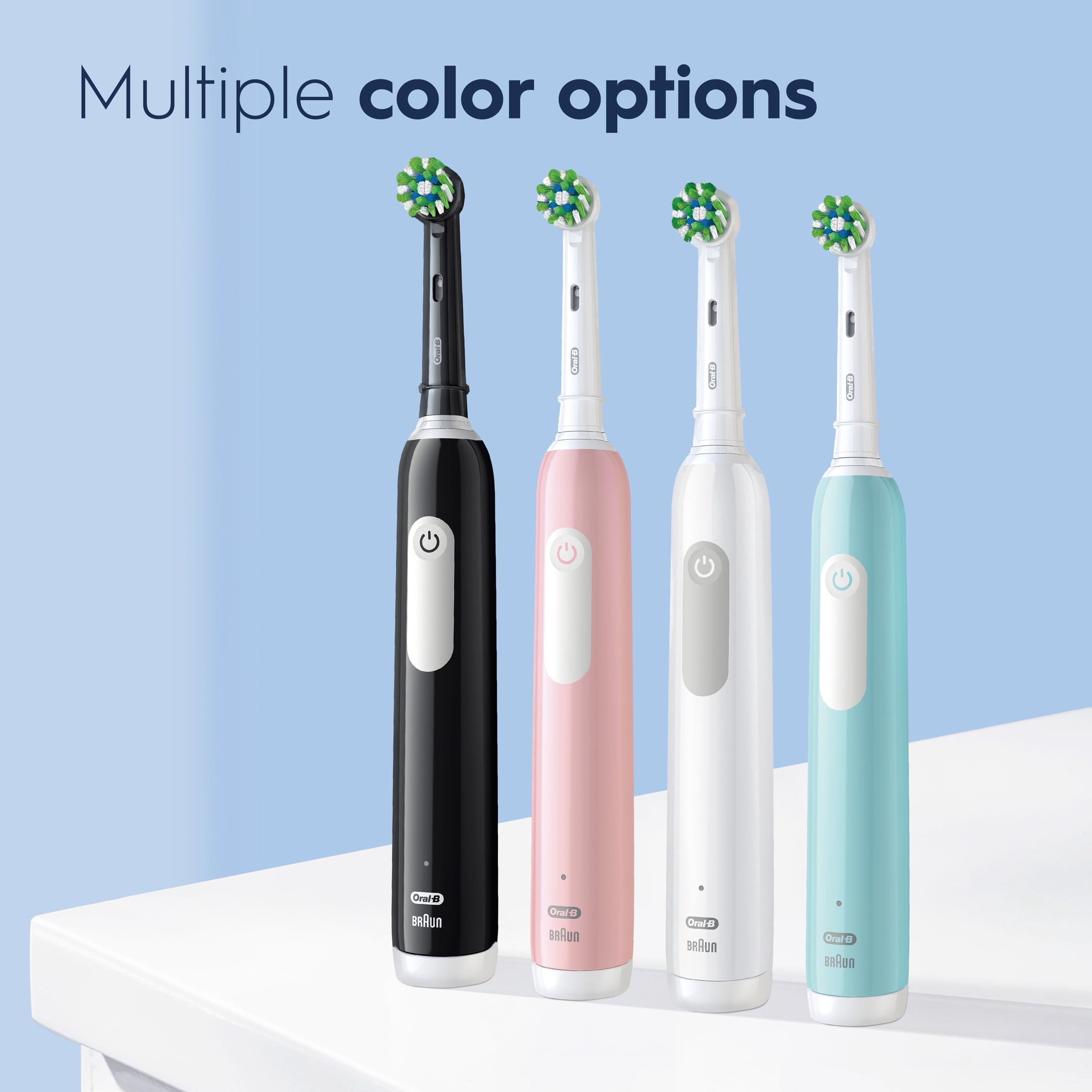 Toothbrush, Pro 1000 Rechargeable Electric Toothbrush, White, 1 Count, Adults and Children 3+