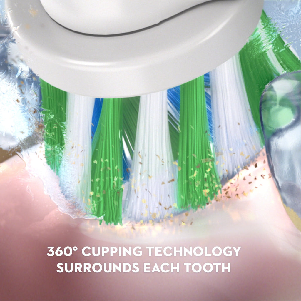 Toothbrush, Pro 1000 Rechargeable Electric Toothbrush, White, 1 Count, Adults and Children 3+