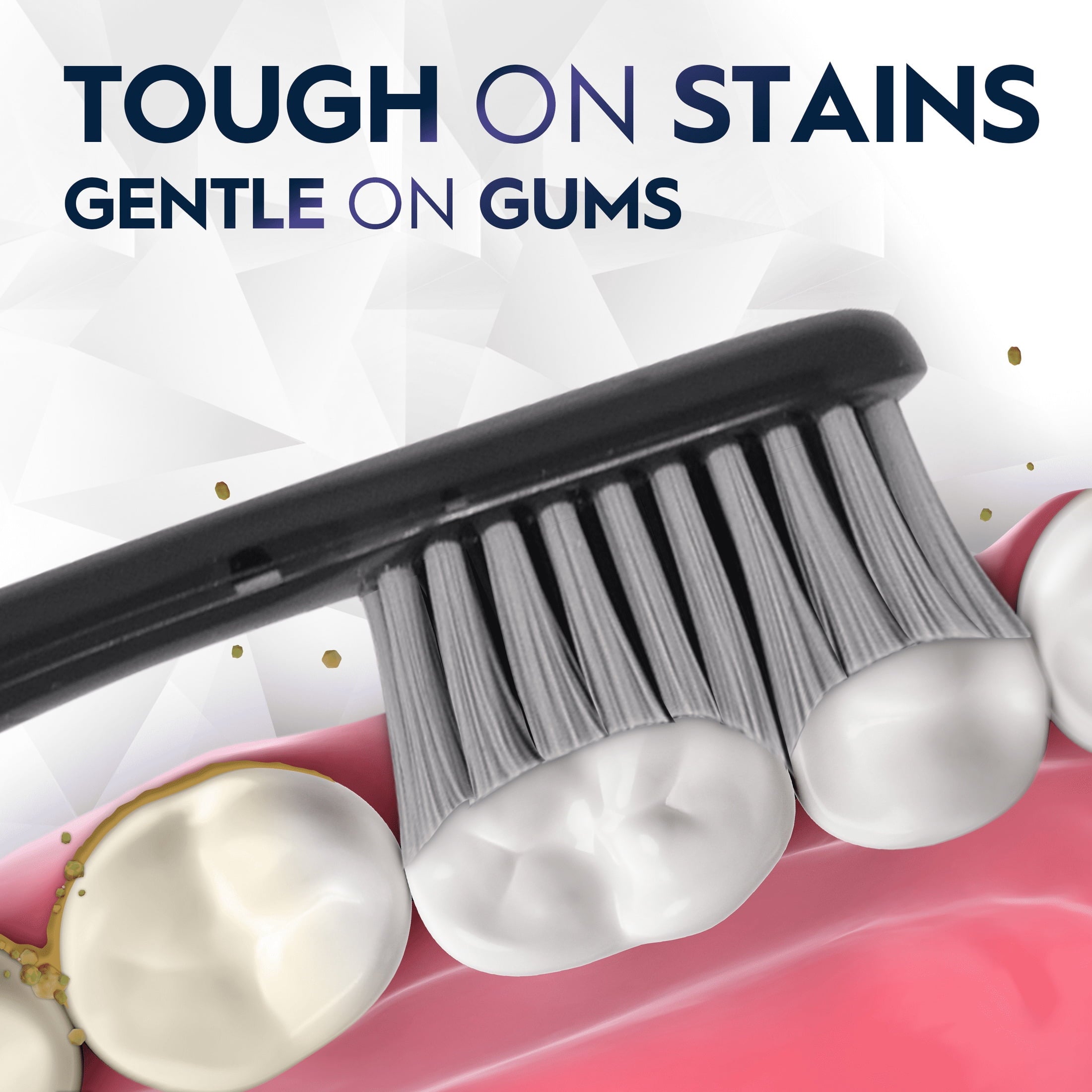 (2 pack)  Toothbrush Pro Whitening Brilliance, Extra Soft, Black and C, 2 Count