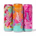 Sugar Free Energy Drink, Variety Pack, Pink Slush, Orange Kiss, Cherry Twist, 12 fl oz, (3 Pack)
