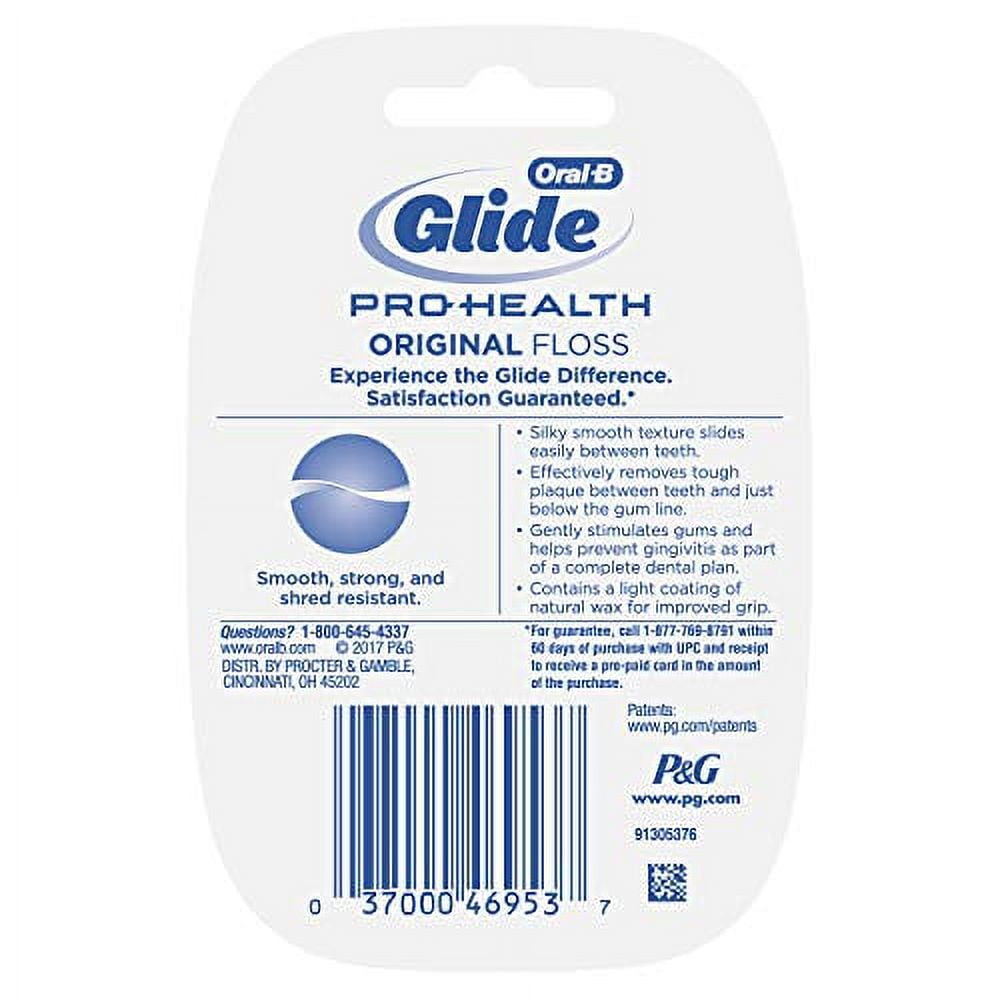 Glide Pro-Health Dental Floss, Original Floss, 50m, Pack of 6