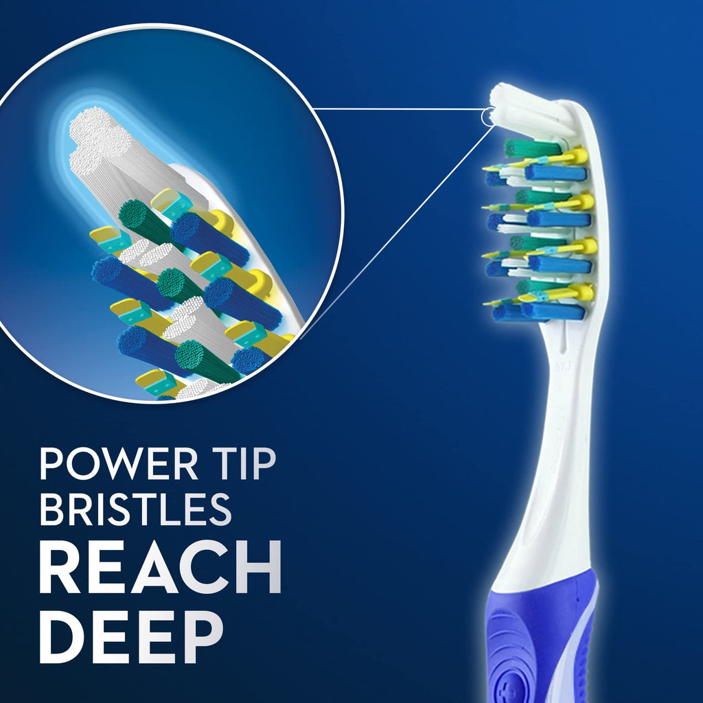 Pulsar Vibrating Bristles Soft Toothbrush Deeper Cleaner 1 ct, 6 Pack