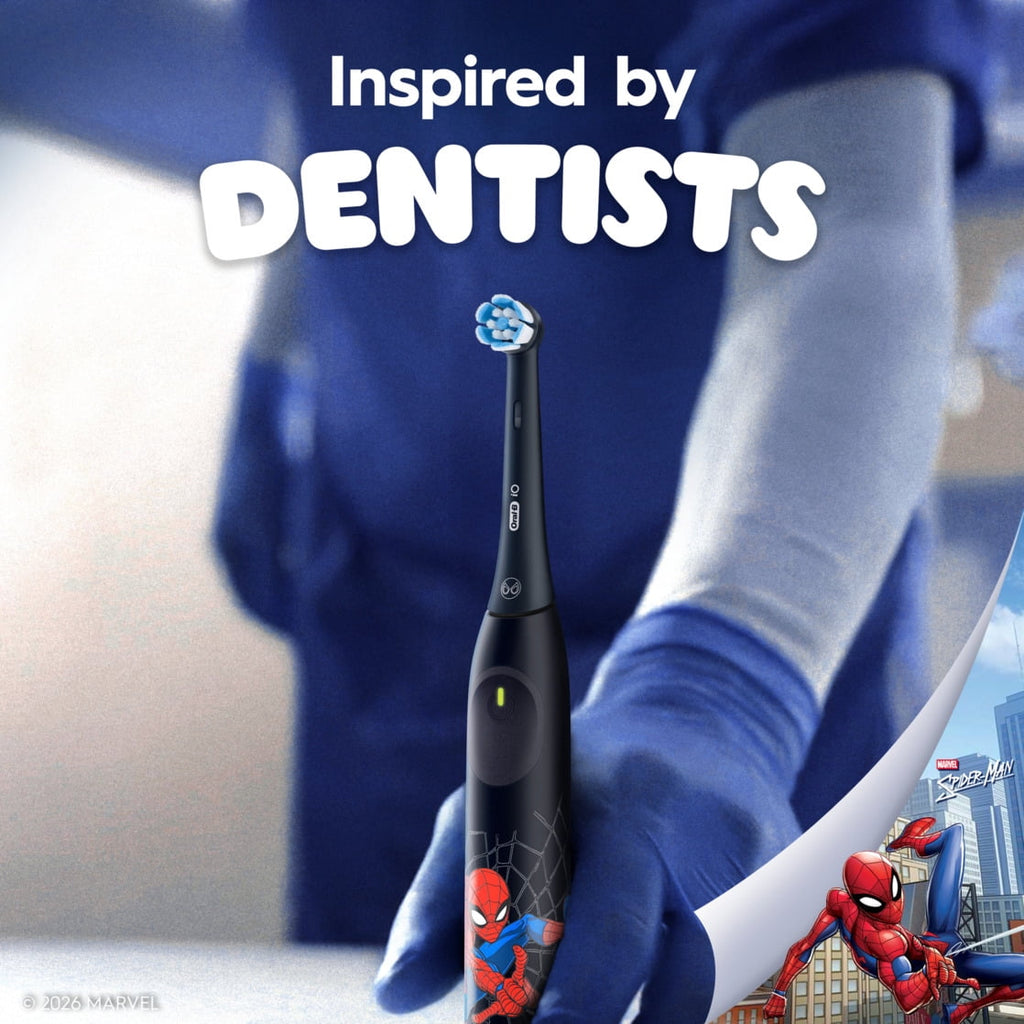 iO Kids Limited Rechargeable Electric Powered Toothbrush, Spiderman