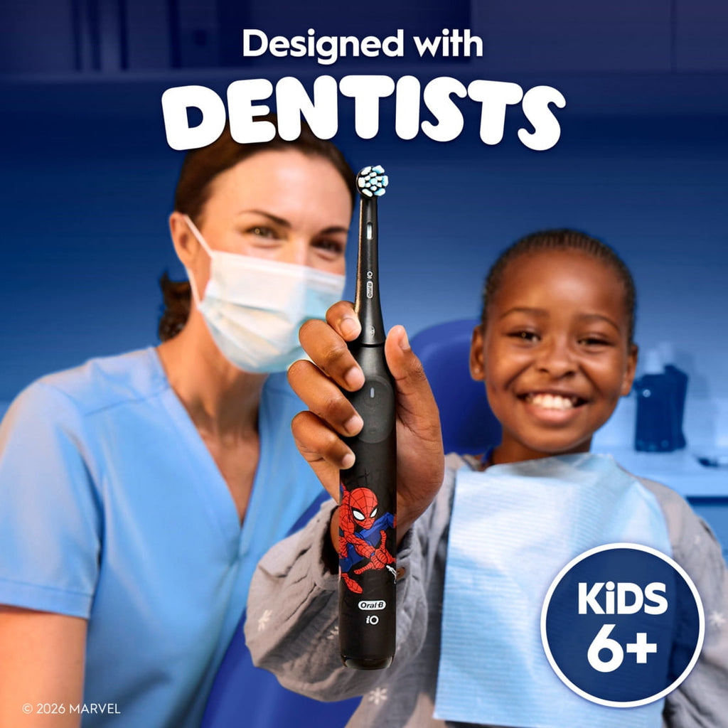 iO Kids Limited Rechargeable Electric Powered Toothbrush, Spiderman