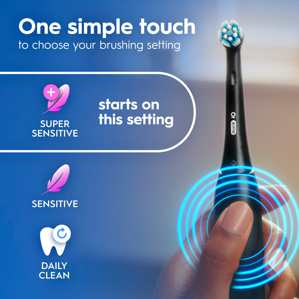 Toothbrush, iO Series 2 Electric Toothbrush Starter Kit, Night Black