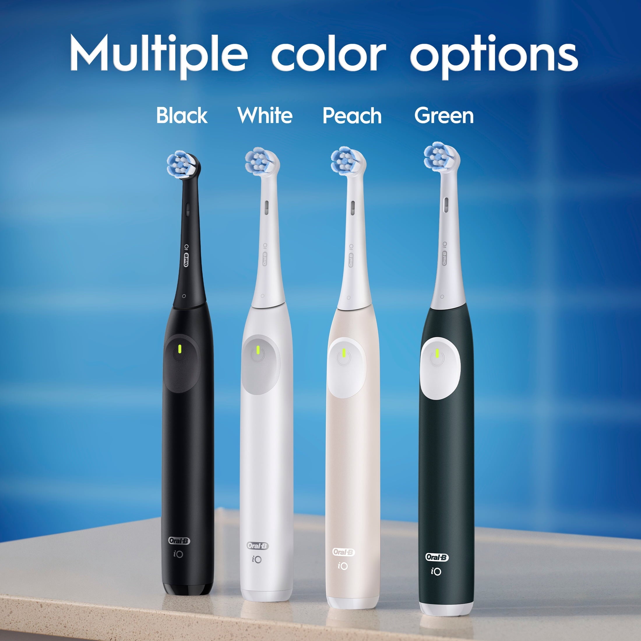 Toothbrush, iO Series 2 Electric Toothbrush Starter Kit, Night Black