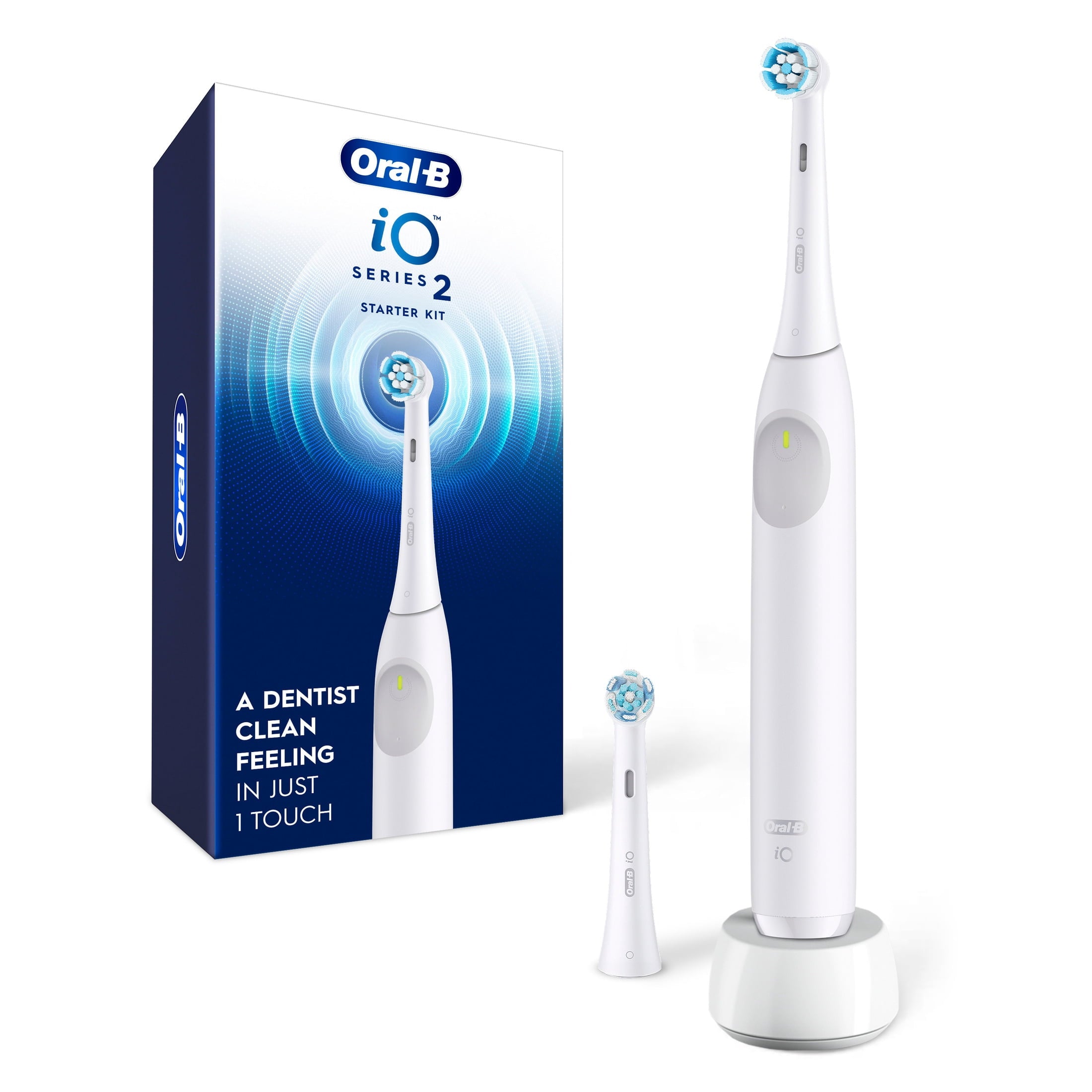 Toothbrush, iO Series 2 Electric Toothbrush Starter Kit, Night Black