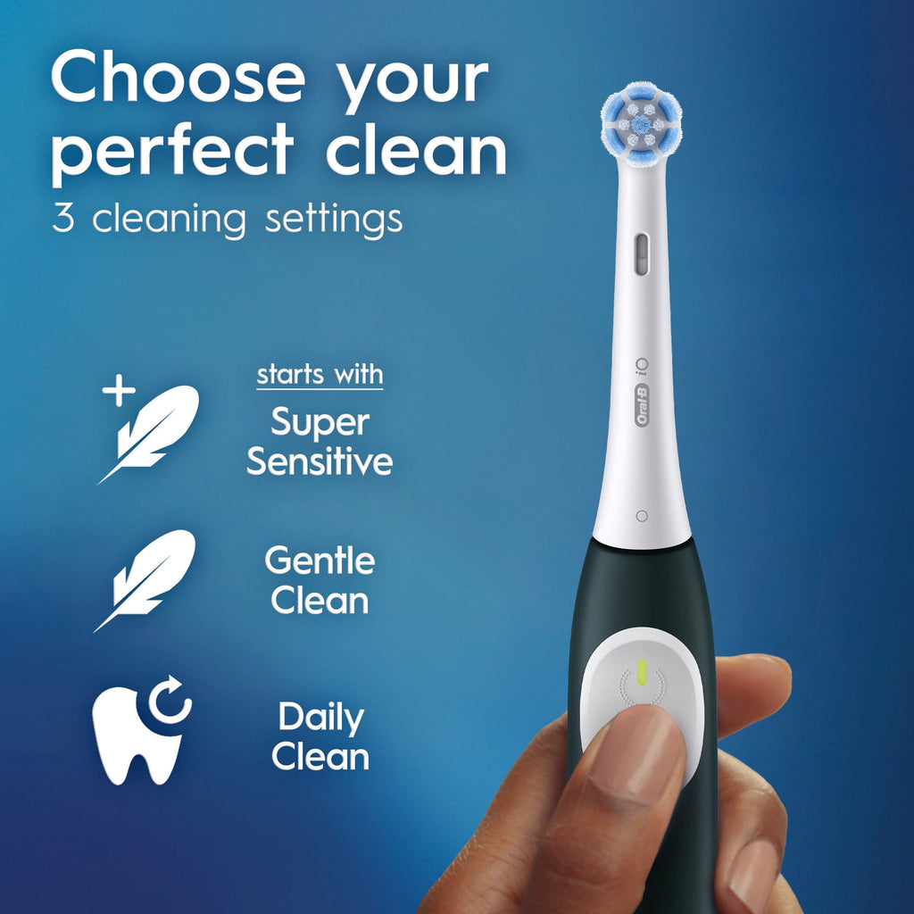 Toothbrush, iO Series 2 Electric Toothbrush Starter Kit, Night Black