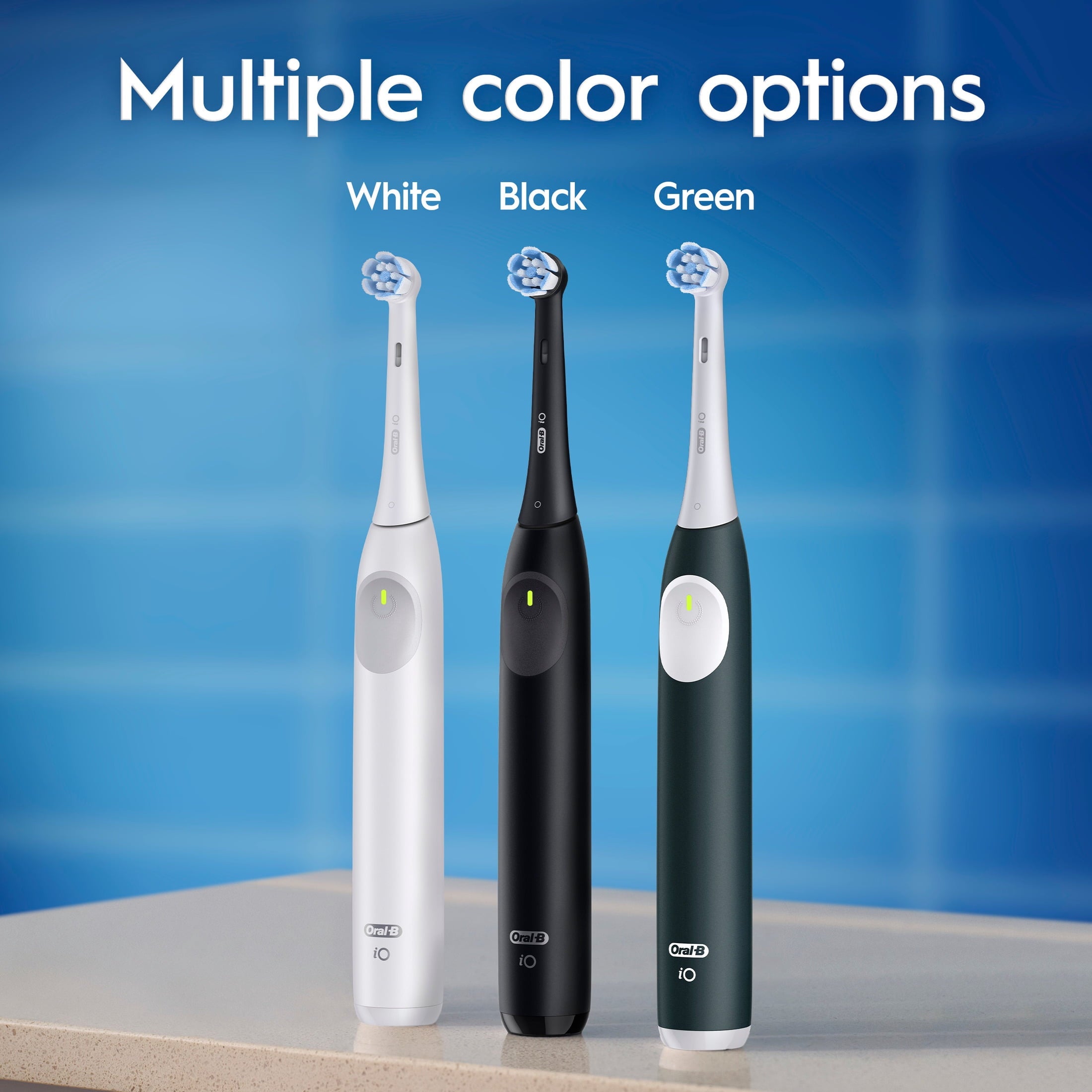 Toothbrush, iO Series 2 Electric Toothbrush Starter Kit, Night Black