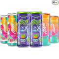 New  Energy Drinks Witches Brew, Sherbet Swirl, Orange Kiss Variety Pack Sugar-Free, Low-Calorie, 200mg Caffeine, Energy Boost Drink 12 fl oz (Pack of 6)