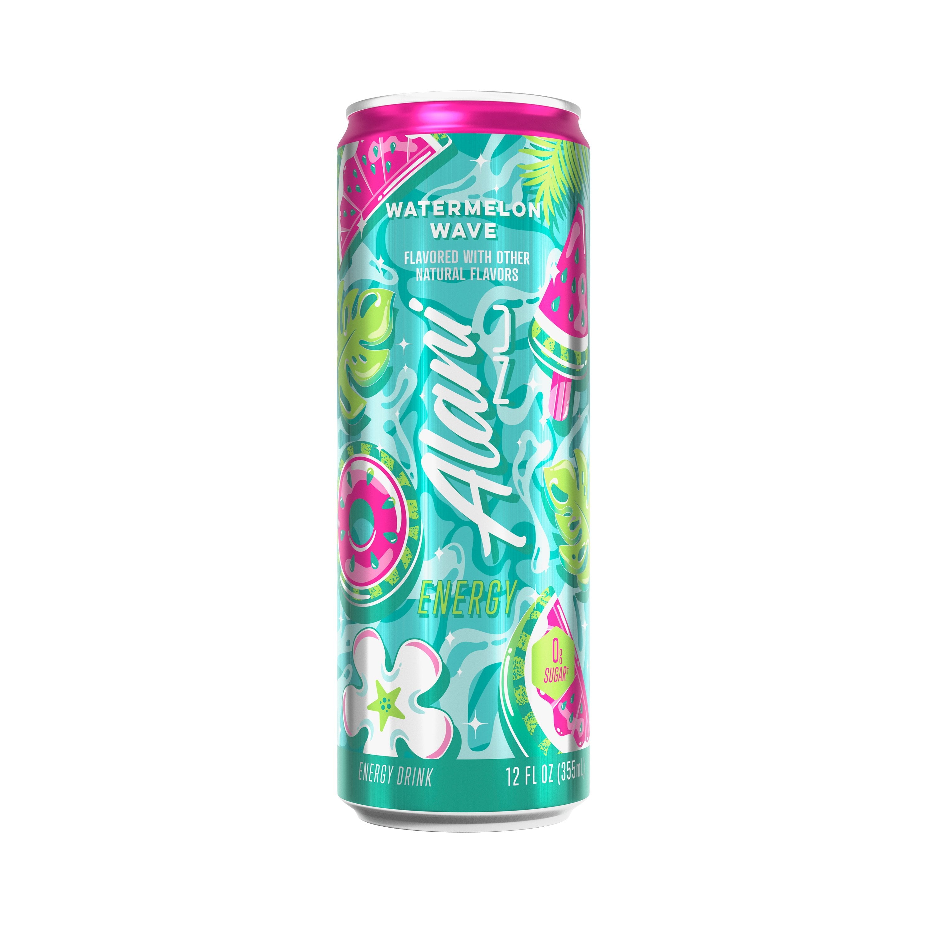 Zero Sugar Energy Drink - Watermelon Wave - 12 oz (Packaging May Vary)
