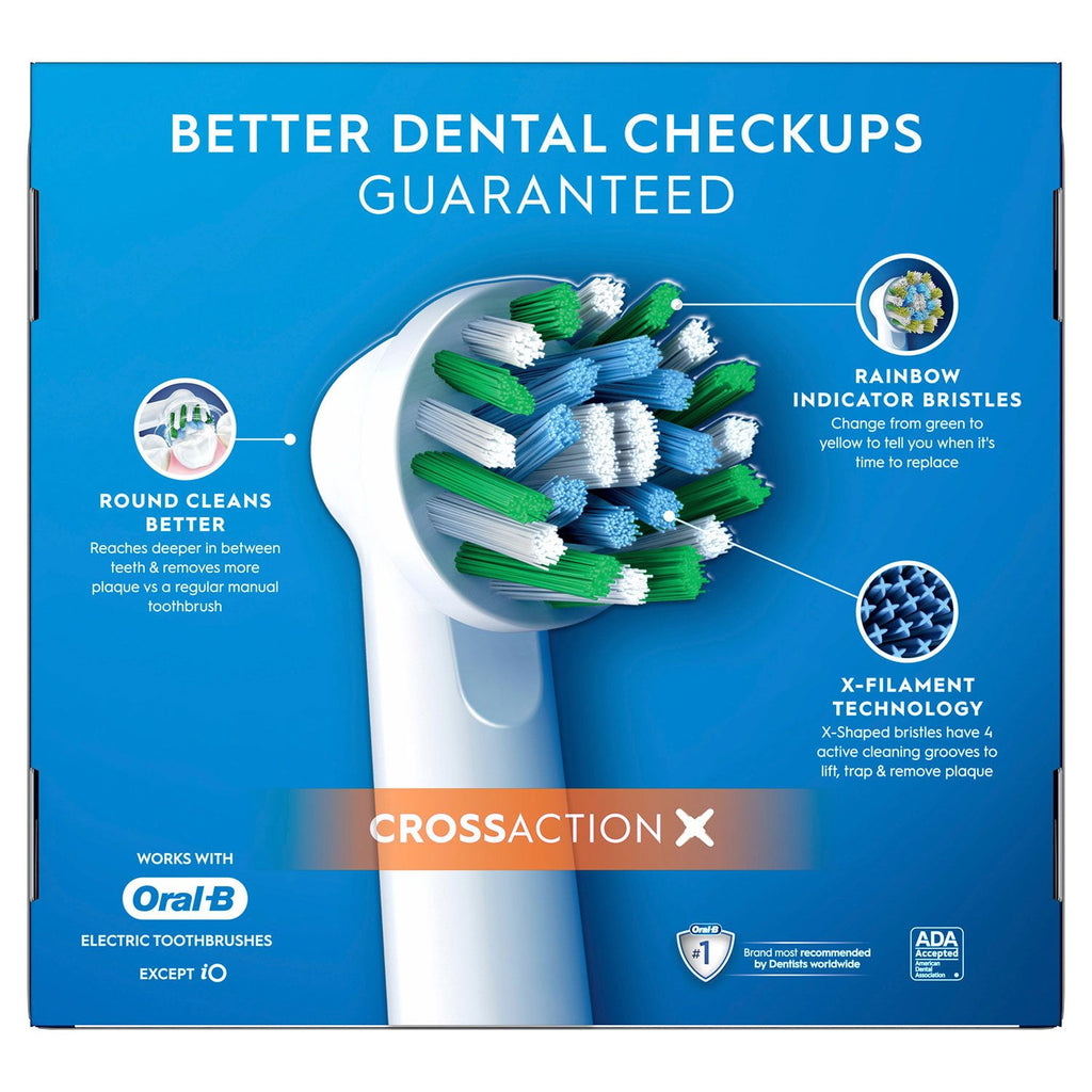 CrossAction X Replacement Brush Heads (10 Count)