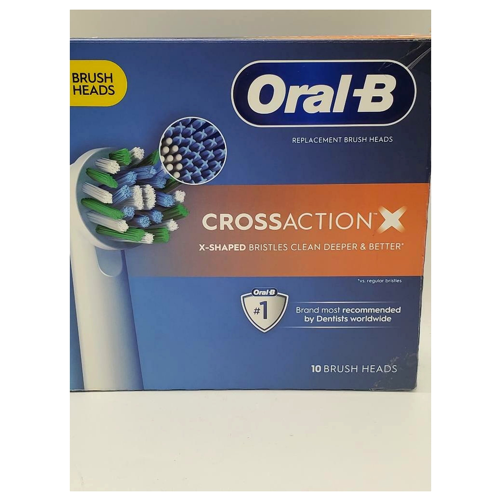 CrossAction X Replacement Brush Heads (10 Count)