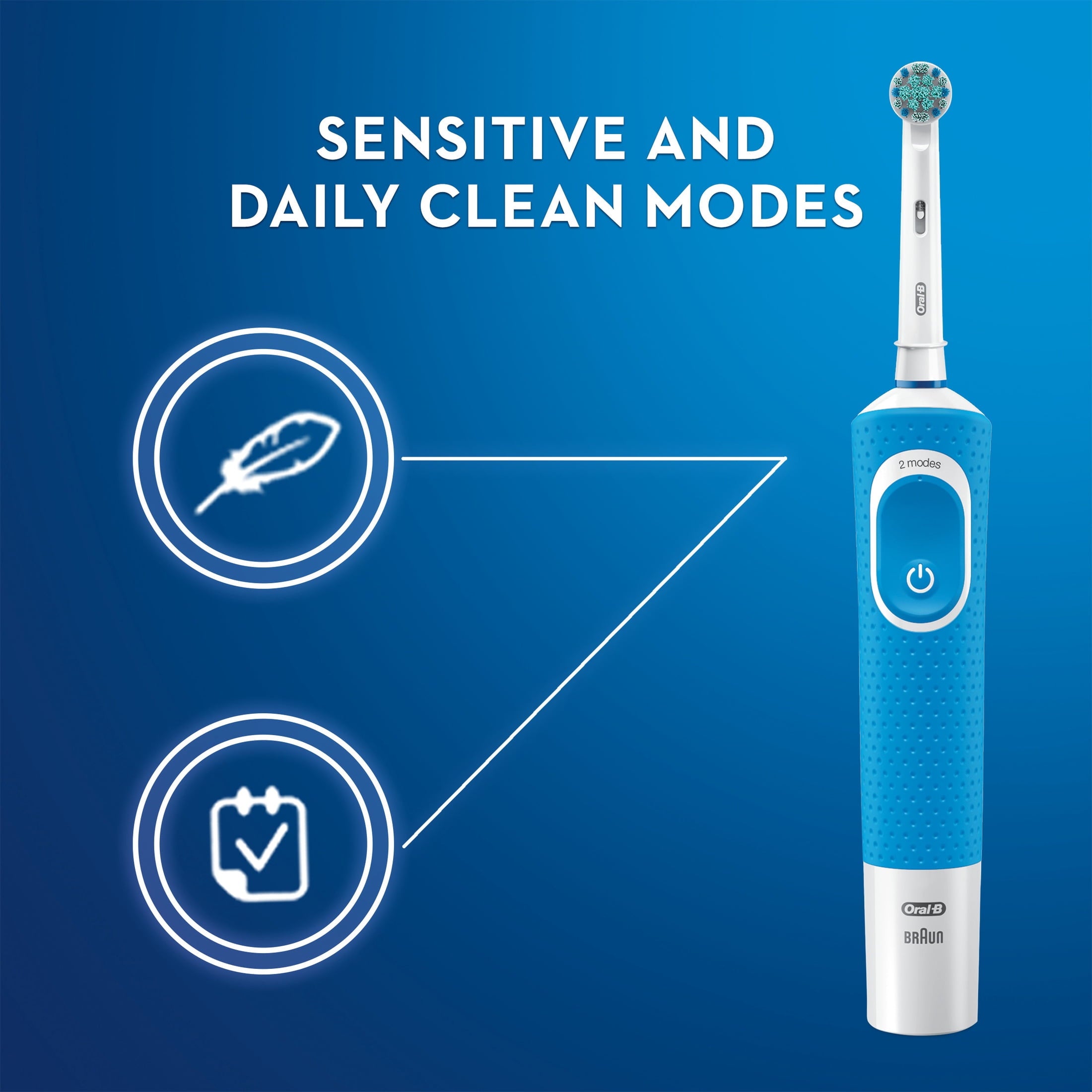 ‑B Kids Toothbrush, Kids Electric Toothbrush with Sensitive Compact Head and Timer, Ages 3+, Rechargeable