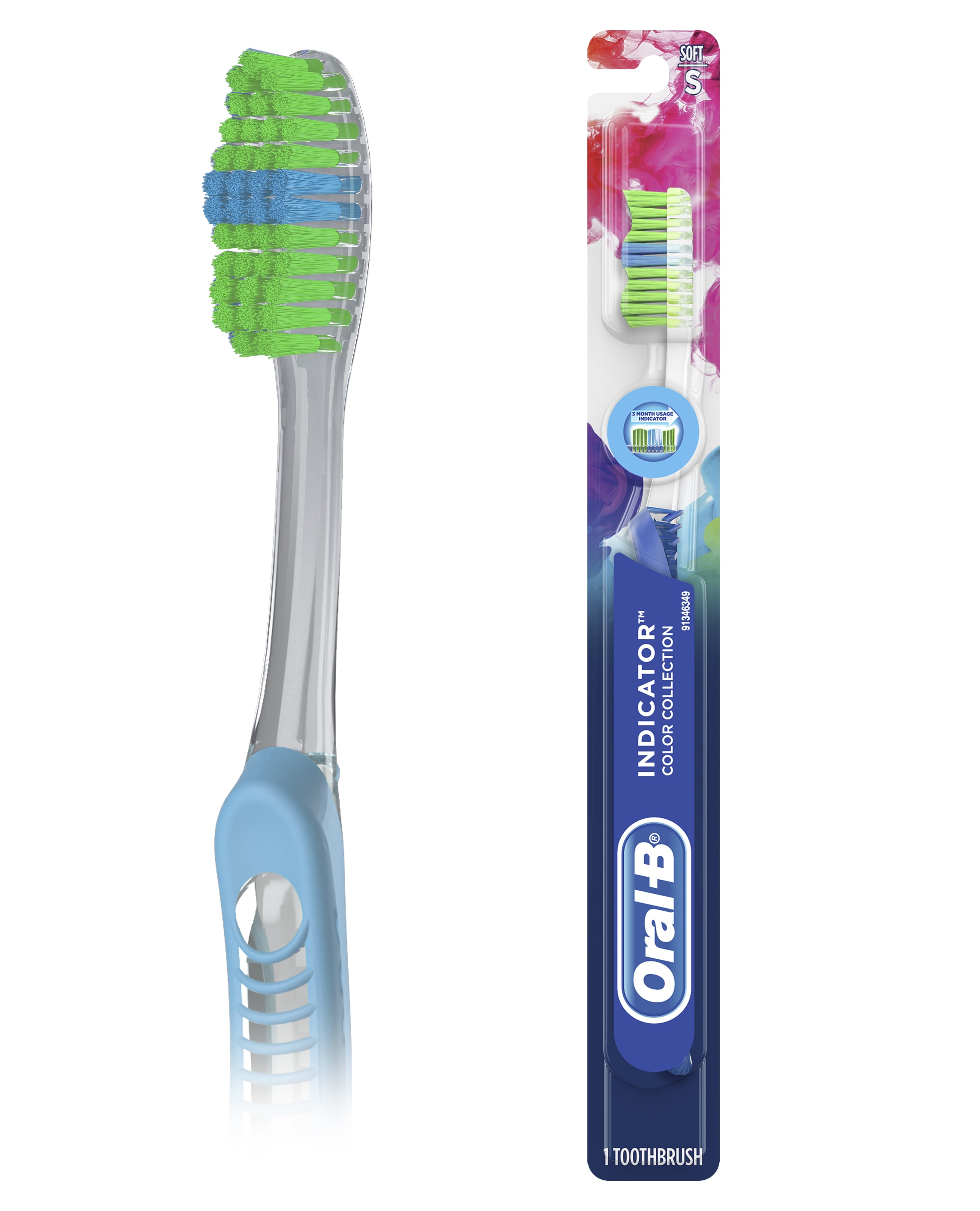 Indicator Contour Clean Toothbrush, Soft, 1 Count