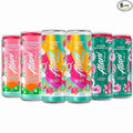 Energy Drinks Sherbet Swirl, Strawberry Sunrise, Winter Wonderland Flavors Variety Pack, Biotin B Vitamins, Sugar-Free, Low-Calorie, 200mg Caffeine, Energy Boost Drink 12 fl oz (Pack of 6)
