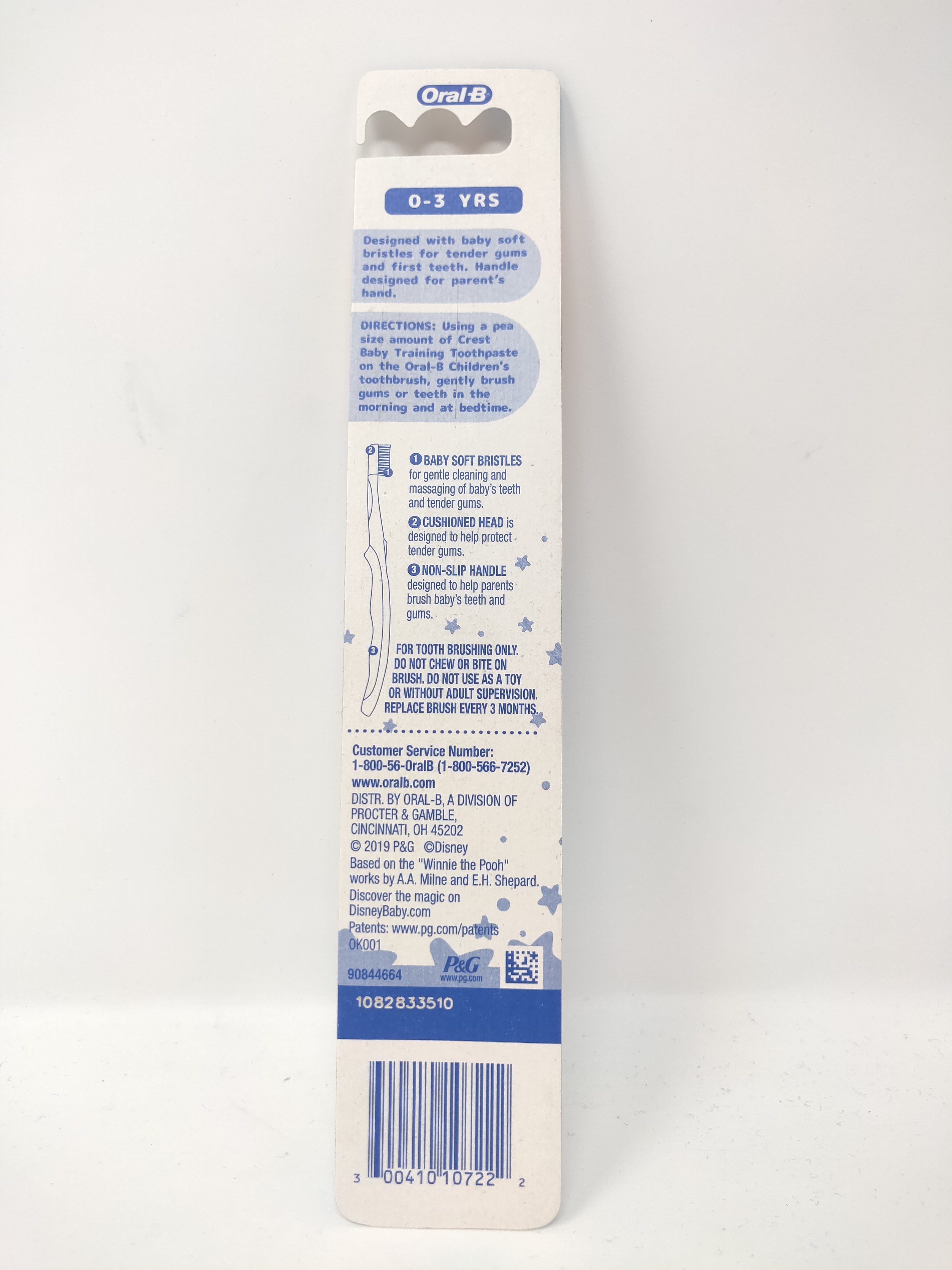 Baby Extra Soft Toothbrush - Disney Winnie the Pooh for 0-3 years