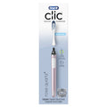 Clic Starter Kit Metallic Rose Toothbrush Handle with Brush Head and Toothbrush Holder