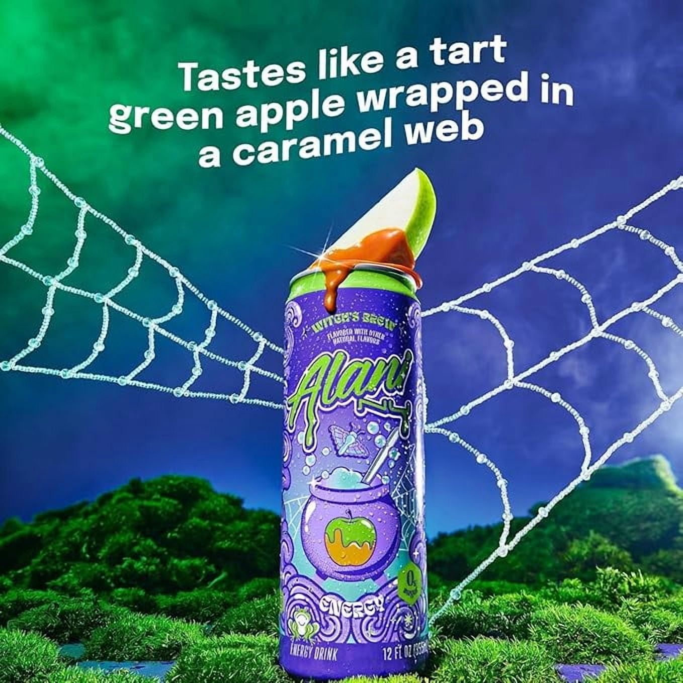 New  Energy Drinks Witches Brew, Dream Float, Hawaian Shaved Ice Variety Pack, Sugar-Free, Low-Calorie, 200mg Caffeine, Energy Boost Drink 12 fl oz (Pack of 6)