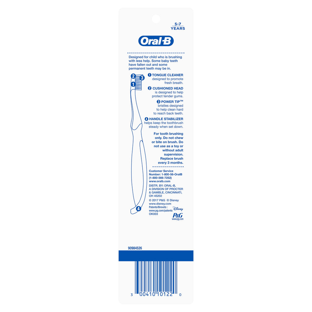 Manual Toothbrush featuring Princess Characters, 2 count