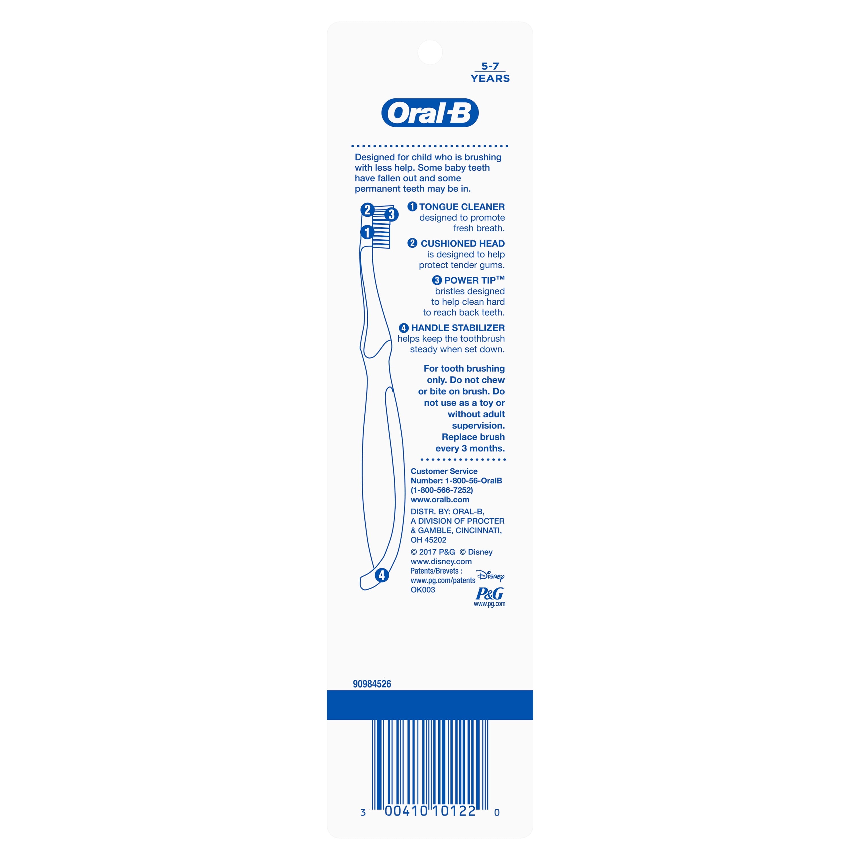 Manual Toothbrush featuring Princess Characters, 2 count