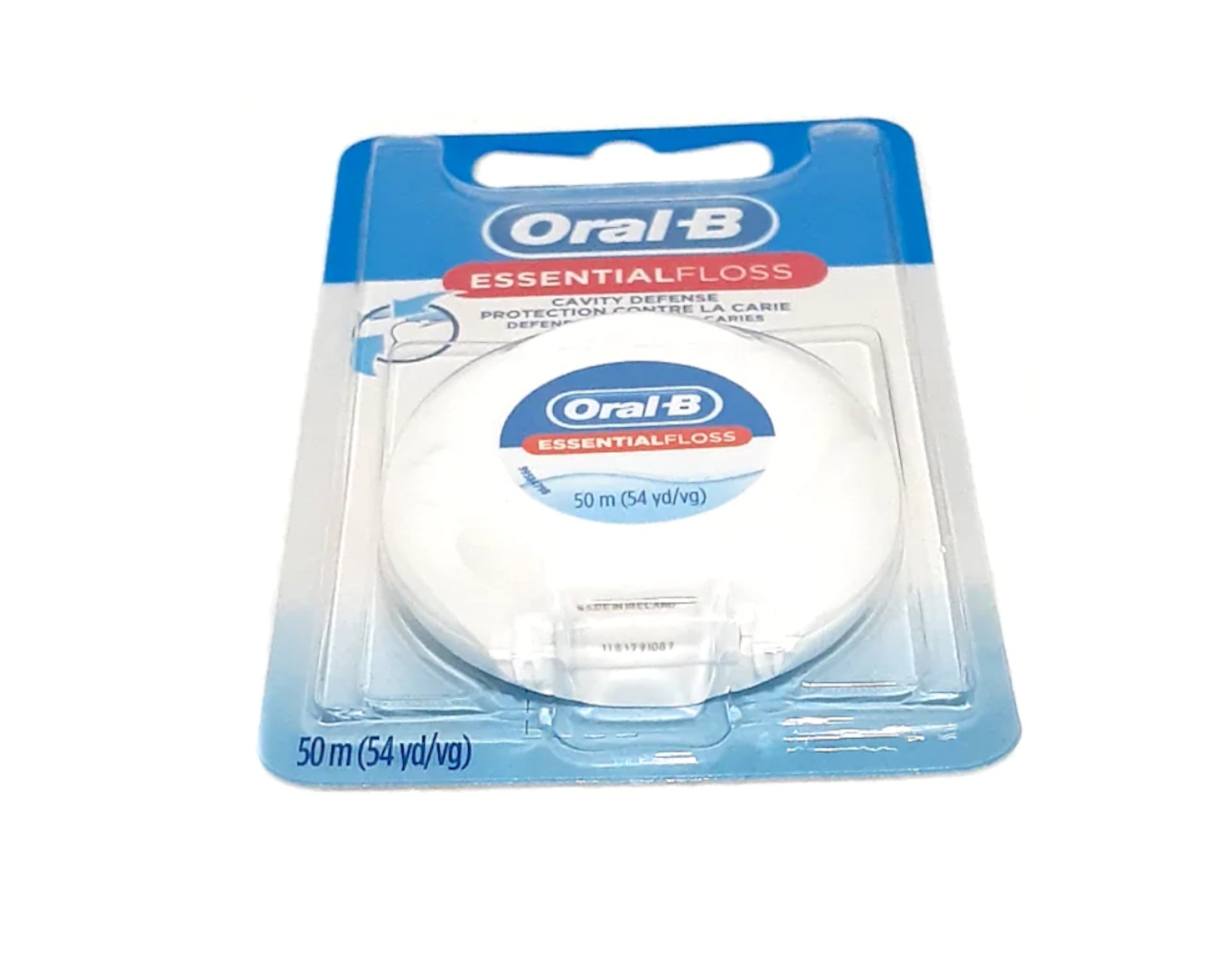 Essential Floss Unflavored Waxed 54 Yards (50m) - Pack of 5