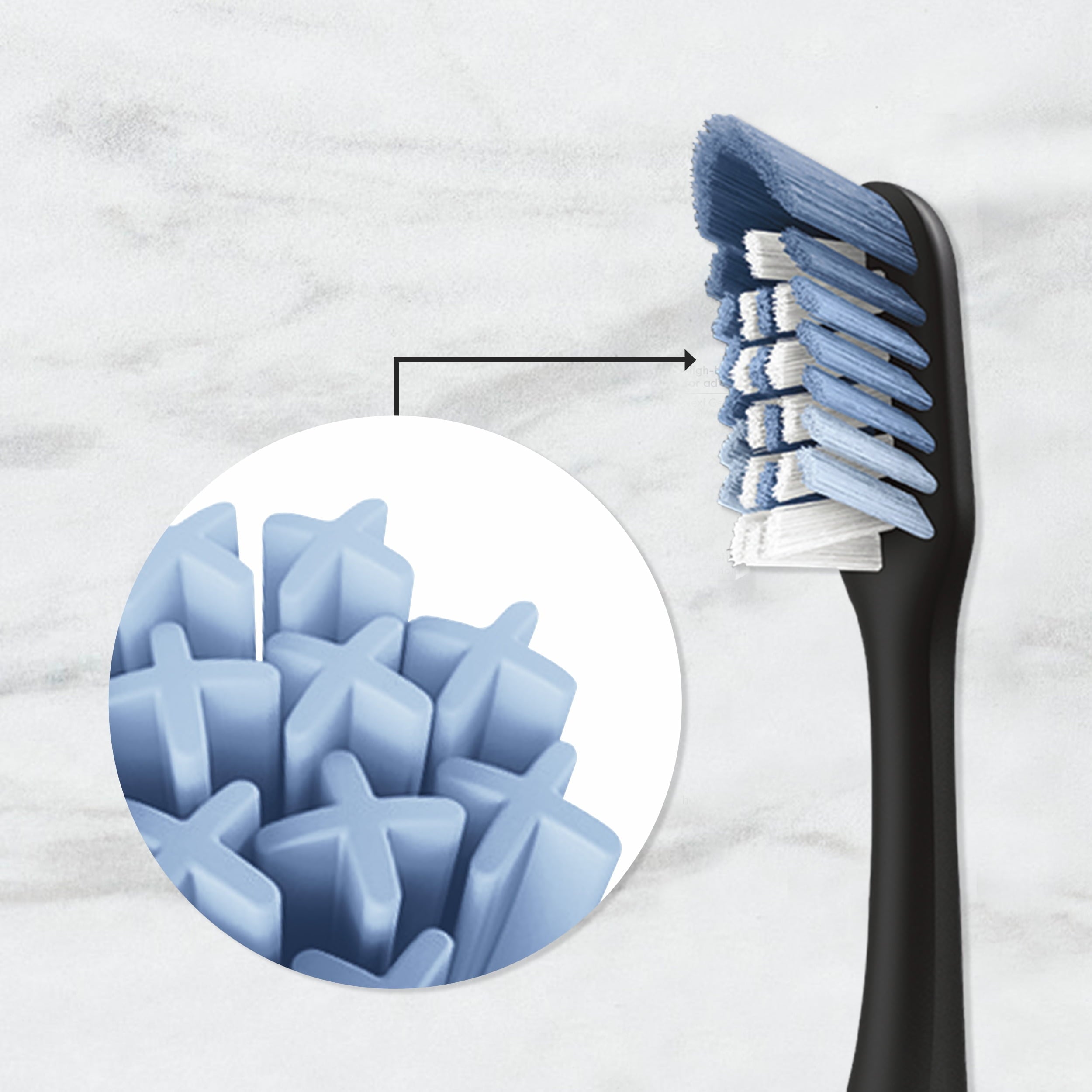 Clic Manual Toothbrush with Soft Replaceable Brush Head, C, for Adult &amp; Children 3+