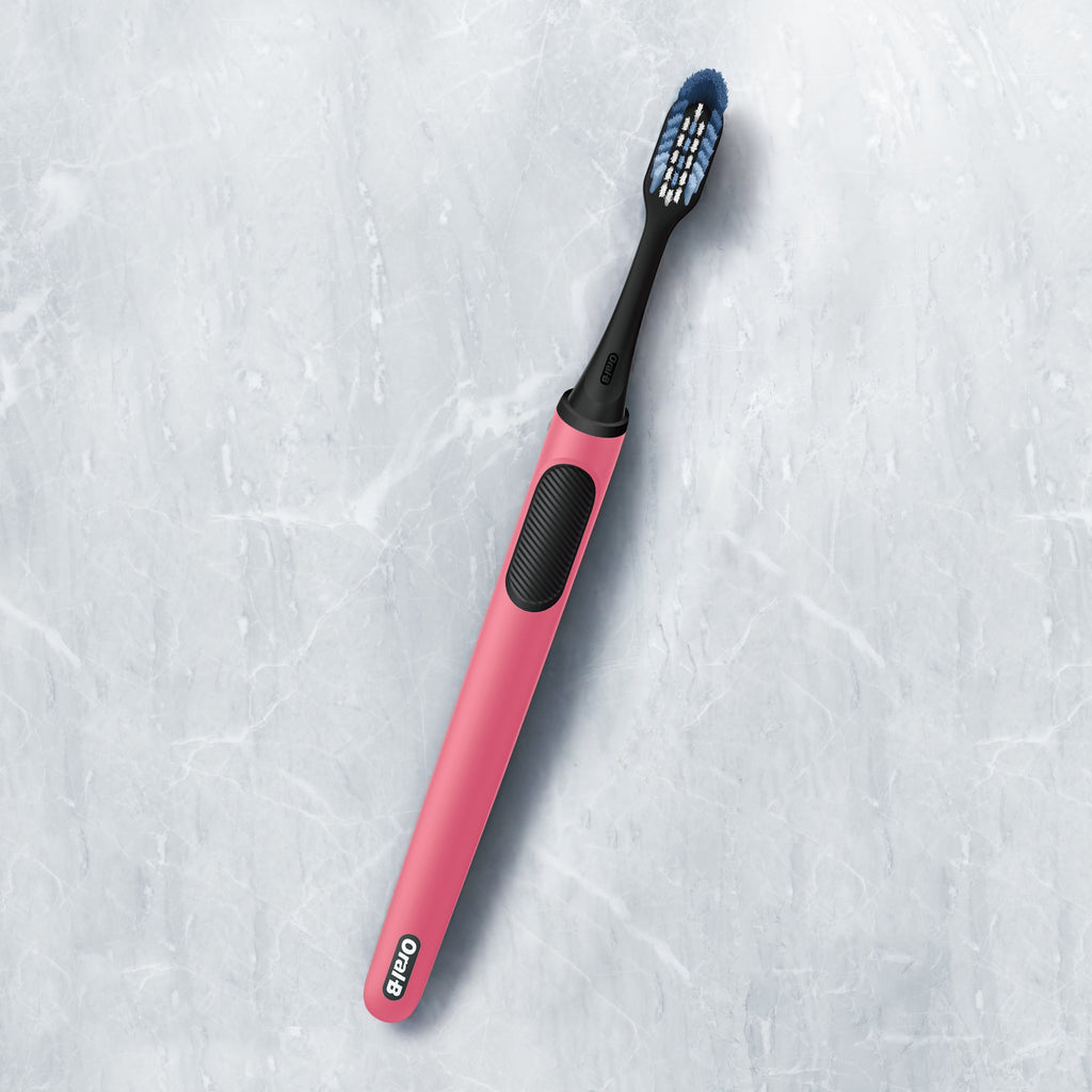 Clic Manual Toothbrush with Soft Replaceable Brush Head, C, for Adult &amp; Children 3+