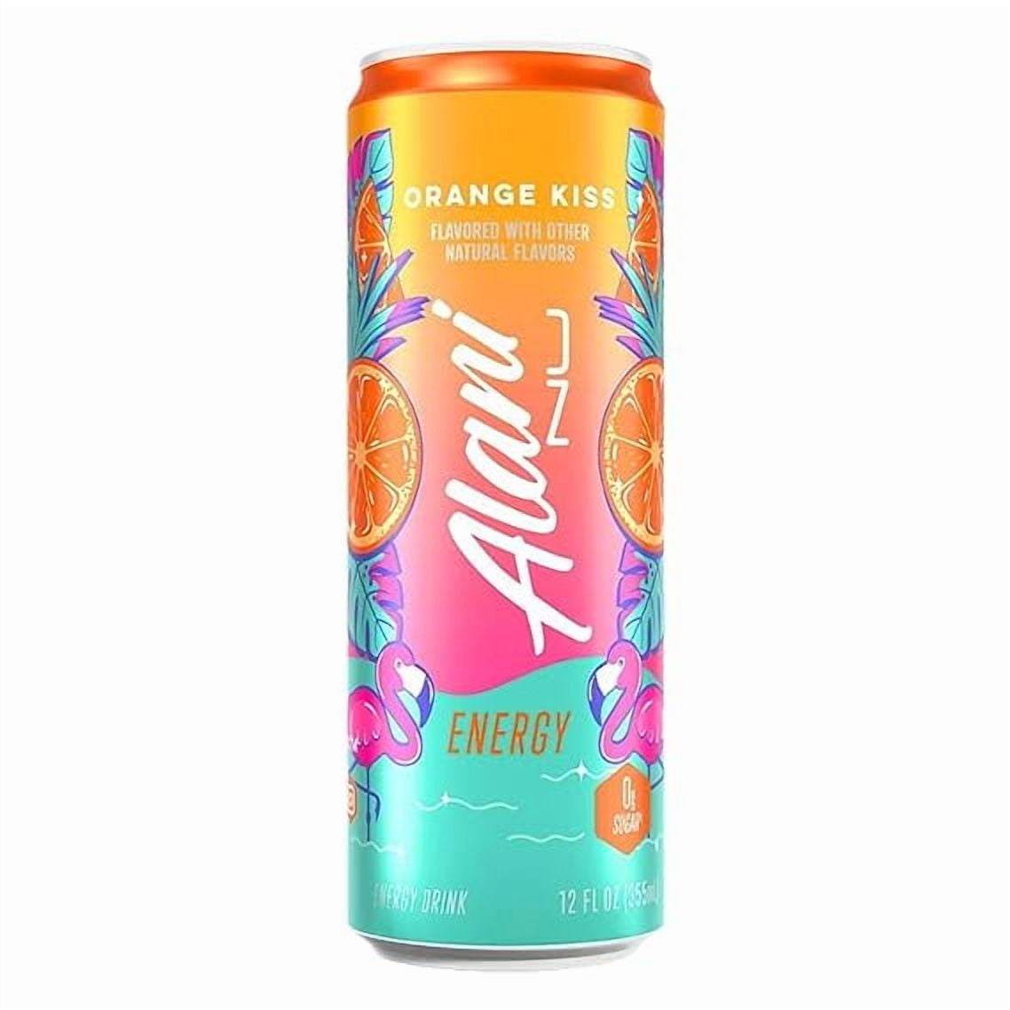 New  Energy Drinks Blue Slush, Orange Kiss, Cherry Twist New Flavors Variety Pack Sugar-Free, Low-Calorie, 200mg Caffeine, Energy Boost Drinks 12 fl oz (Pack of 6)