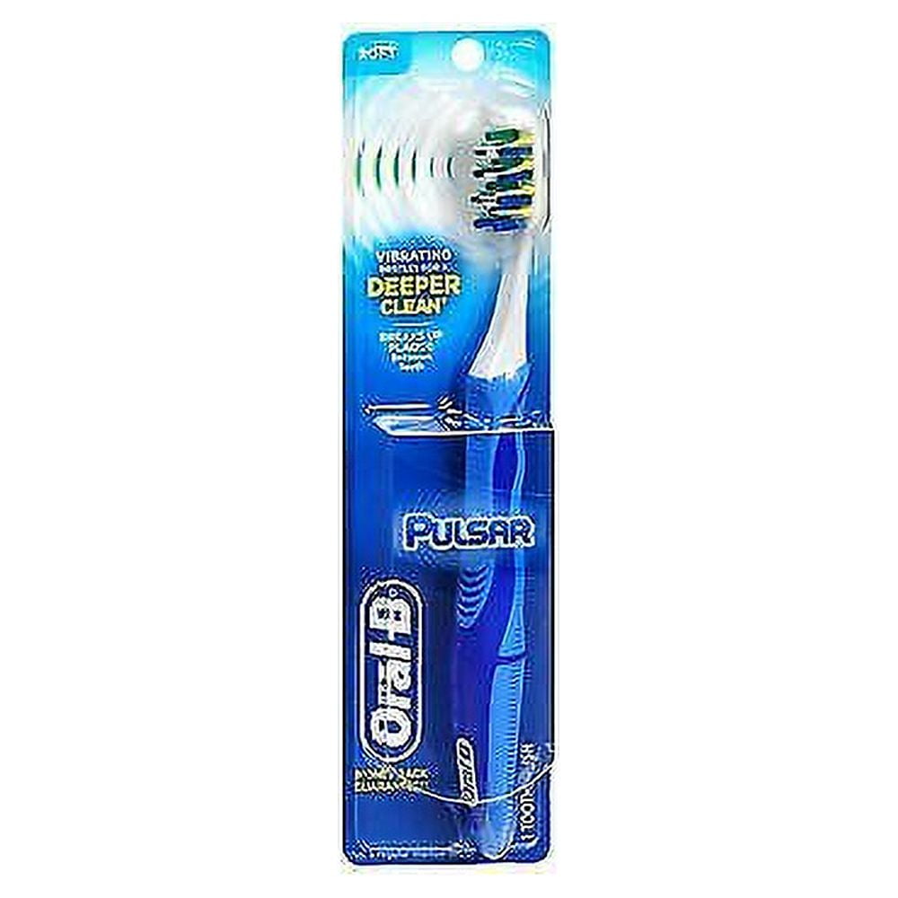 Pulsar Vibrating Bristles Soft Toothbrush Deeper Cleaner 1ct, 5-Pack