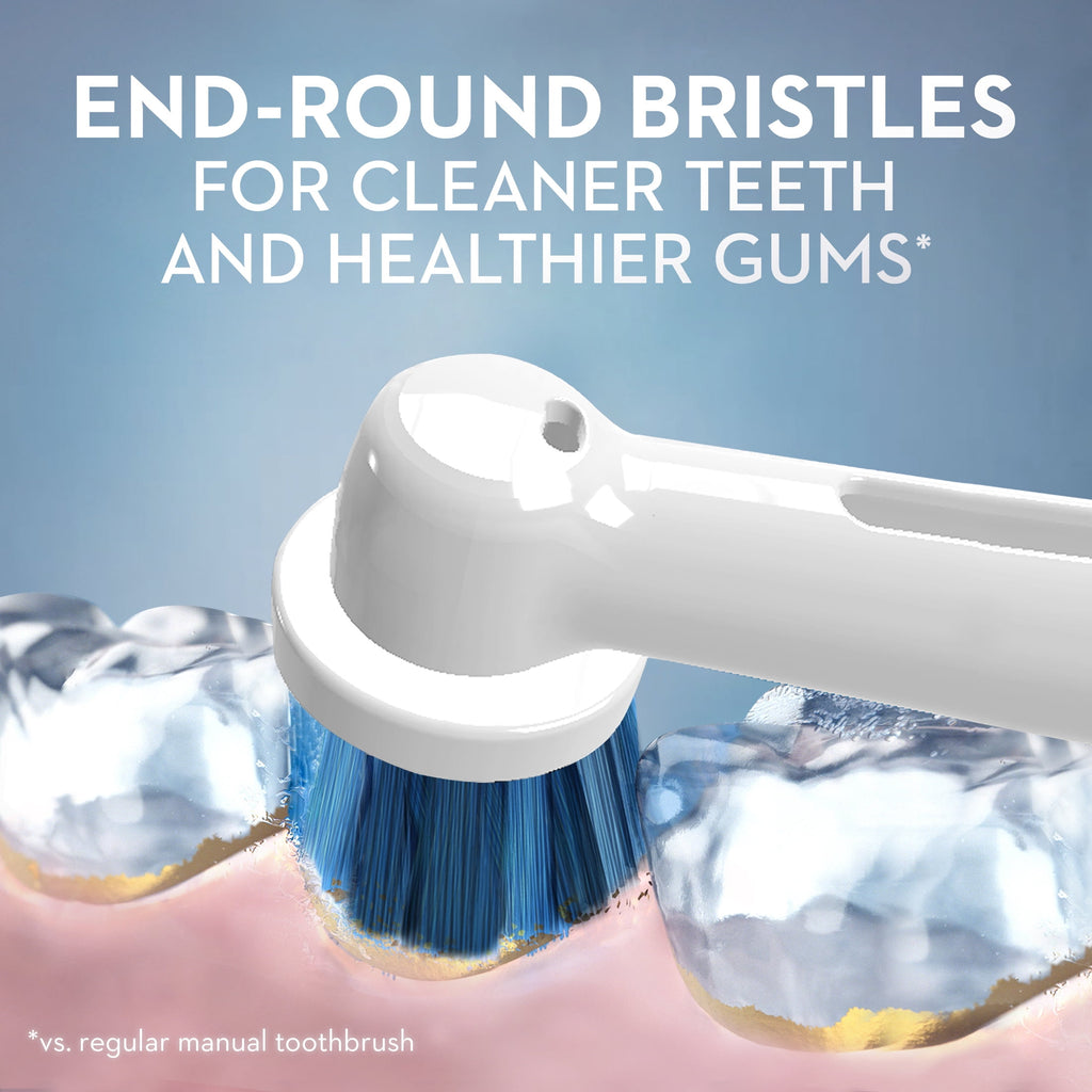 Toothbrush Heads, Precision Clean Electric Toothbrush Replacement Head, White, 4 Count