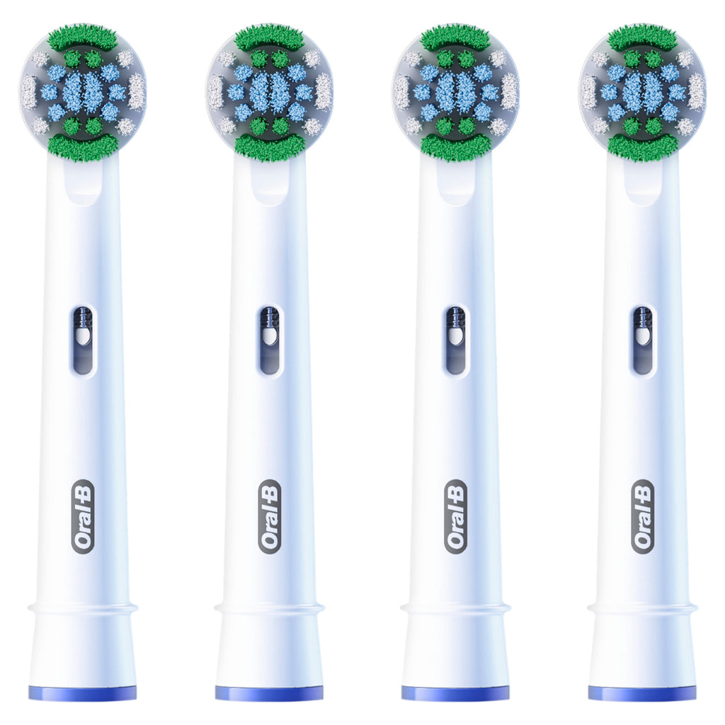 Toothbrush Heads, Precision Clean Electric Toothbrush Replacement Head, White, 4 Count