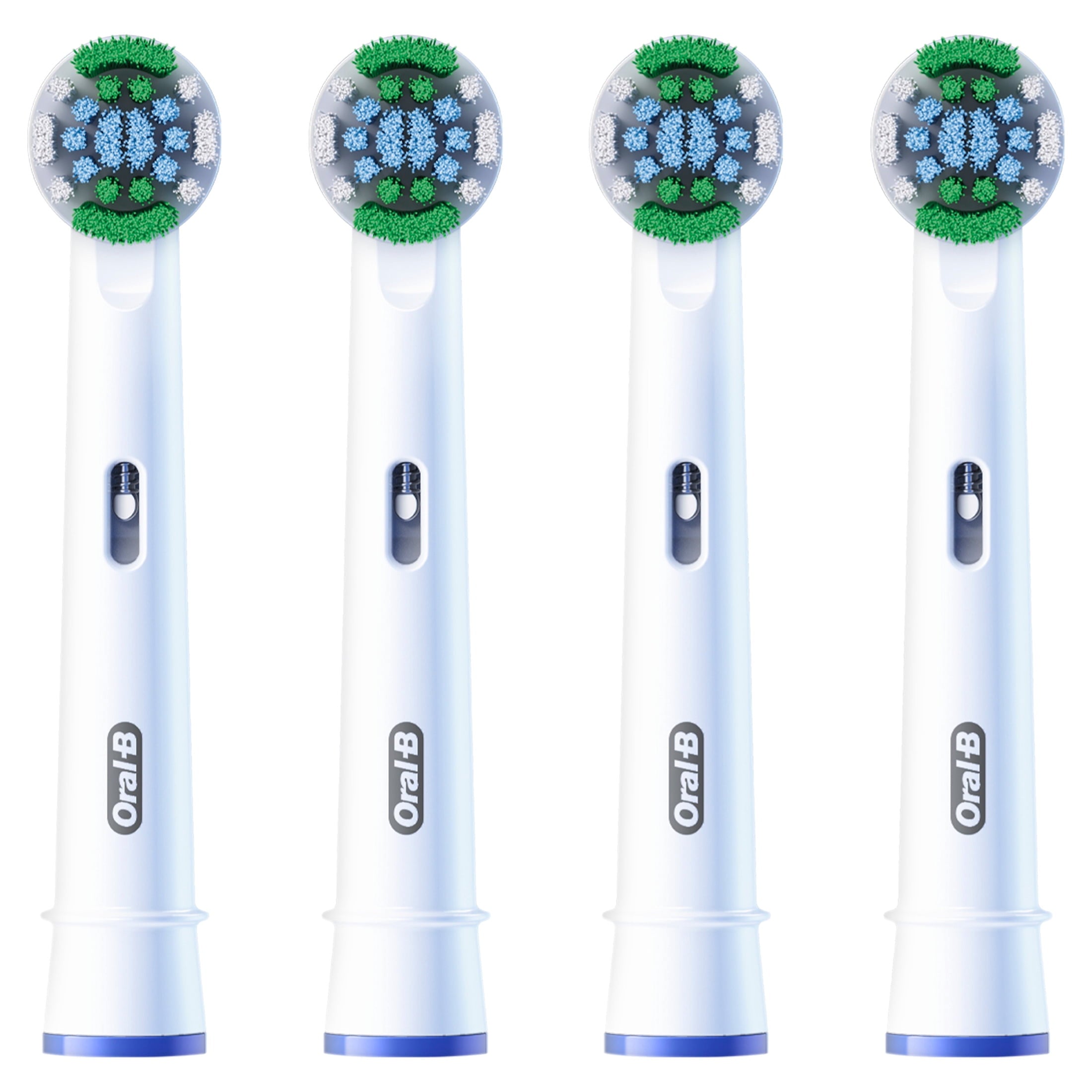 Toothbrush Heads, Precision Clean Electric Toothbrush Replacement Head, White, 4 Count