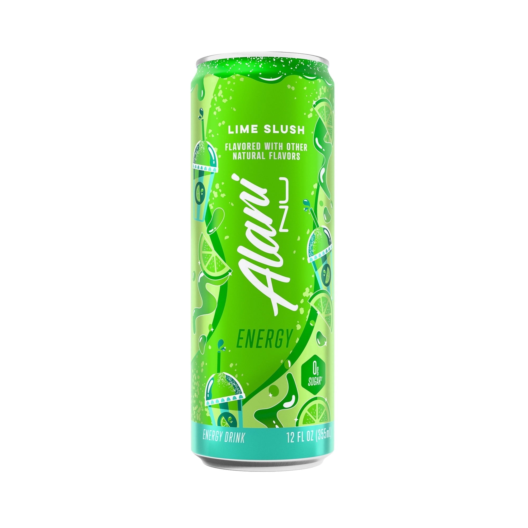 Limited Edition Lime Slush Energy Drink 6 Pack 12oz