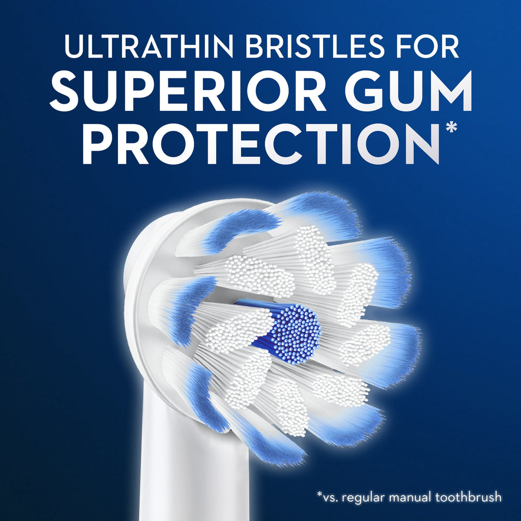 Toothbrush Heads, Gum Care Electric Toothbrush Replacement Head, White, 2 Ct