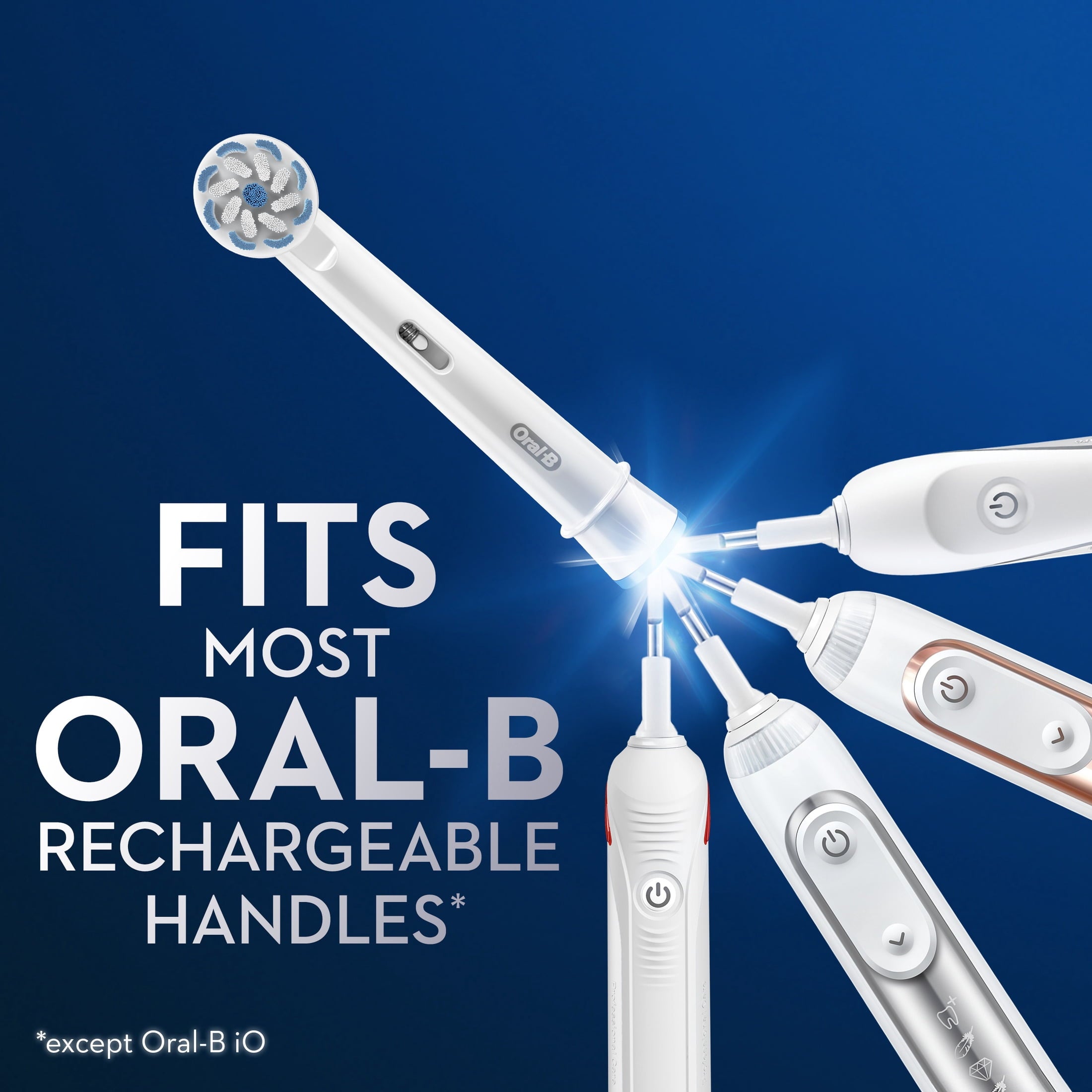 Toothbrush Heads, Gum Care Electric Toothbrush Replacement Head, White, 2 Ct