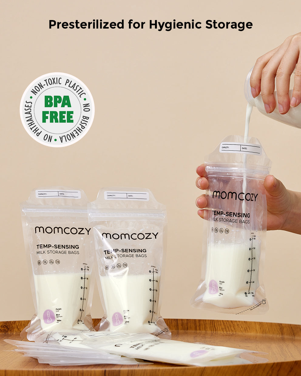 6-in-1 Fast Baby Bottle Warmer and 120 Count Breastmilk Storage Bags