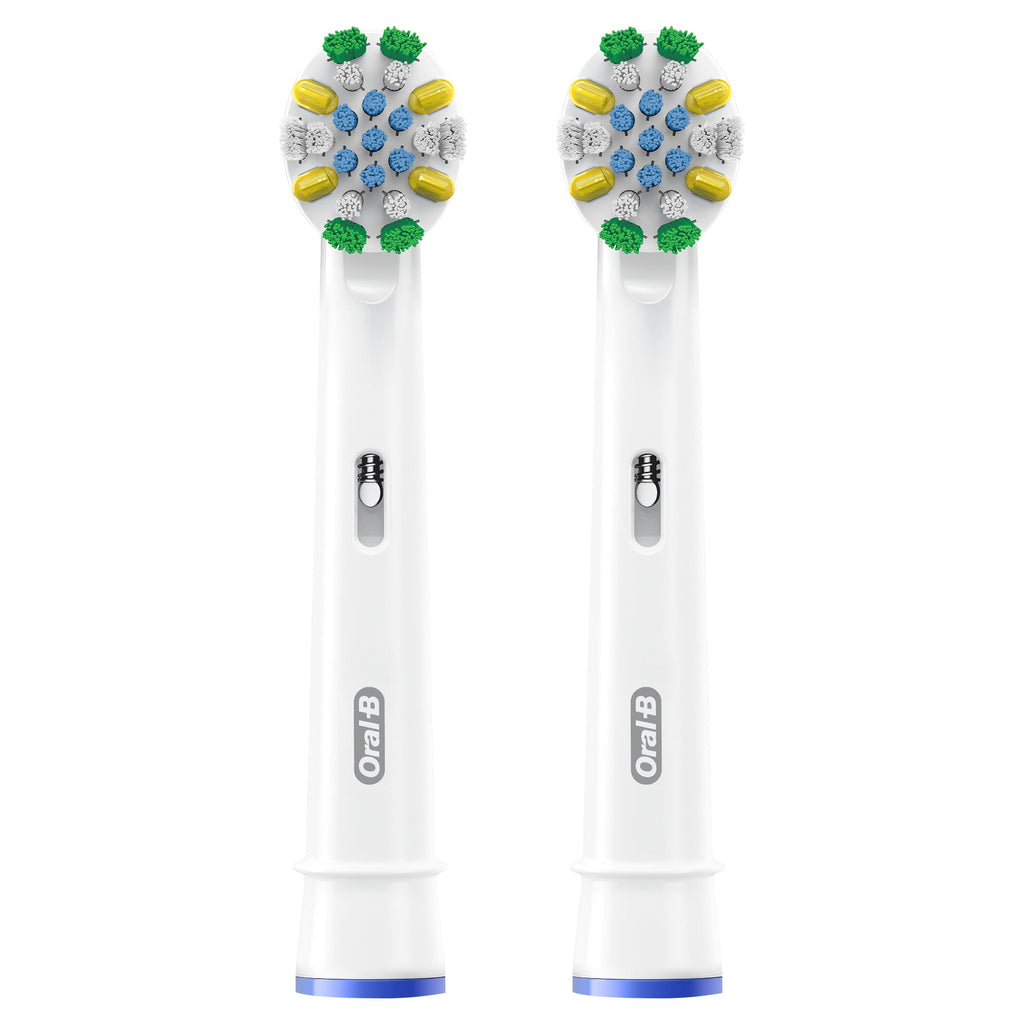 Toothbrush Heads, FlossAction X-Filament Replacement Brush Heads, 2 Count