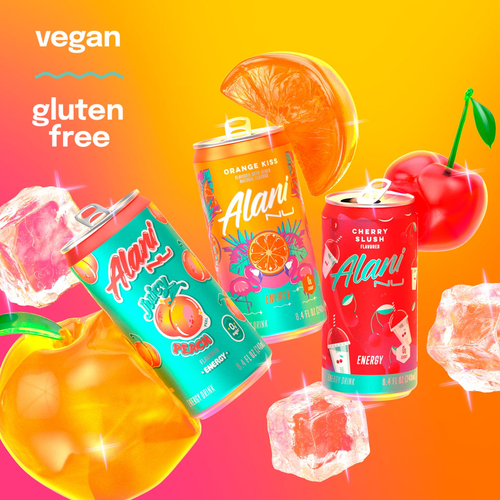 Mini Variety Pack Cherry Slush, Juicy Peach, Orange Kiss, 8.4 fl oz, pack of 12
