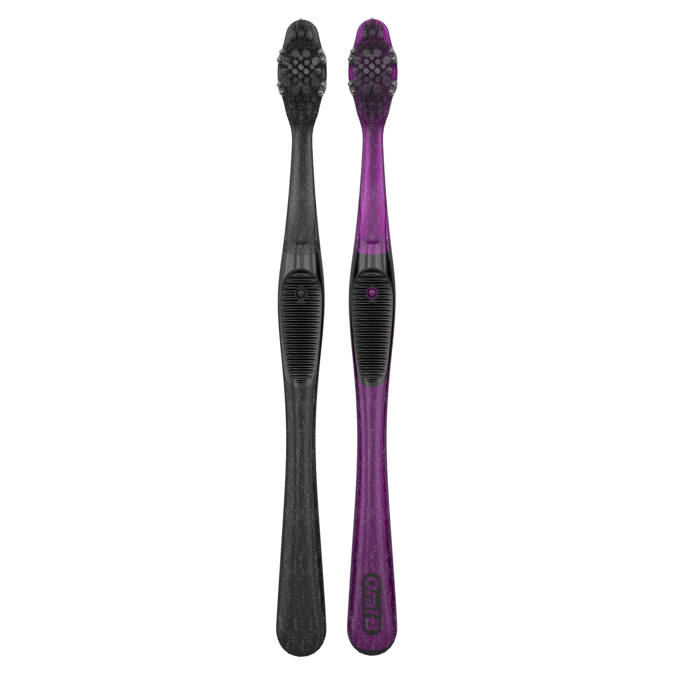 Toothbrush Advanced Whitening Charcoal, Medium, 2 Count