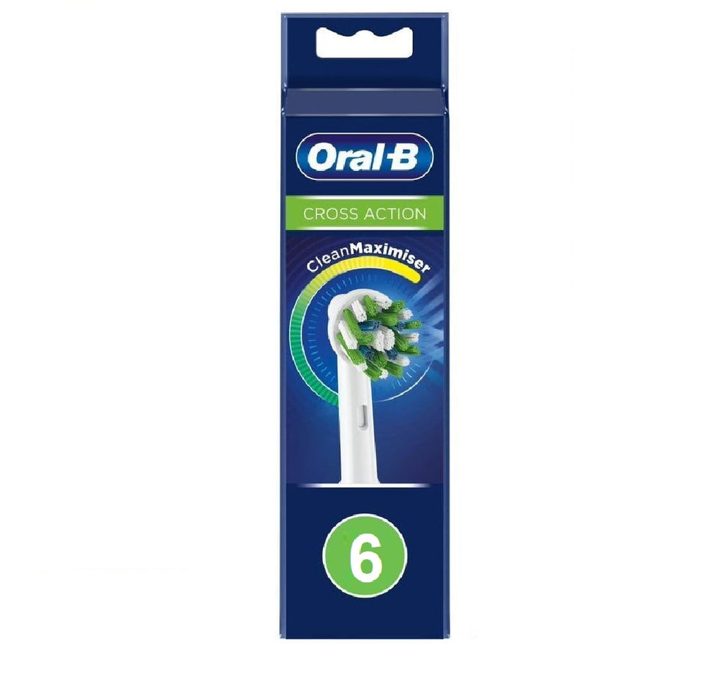 Cross Action Toothbrush Replacement Refills, 6 ct